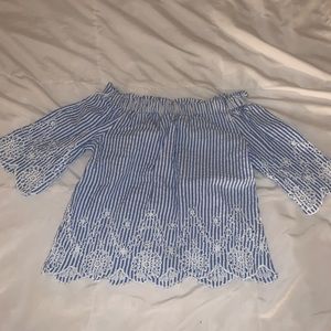 off the shoulder shirt